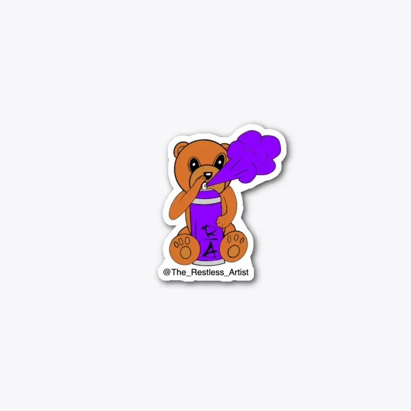 Spray Bear Purple