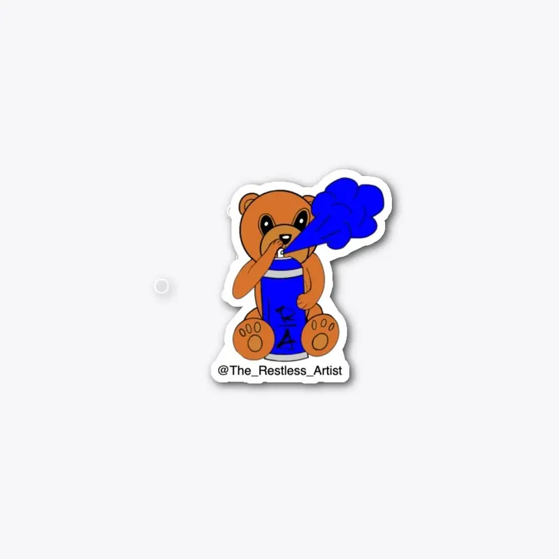 Spray Bear Dark Blue