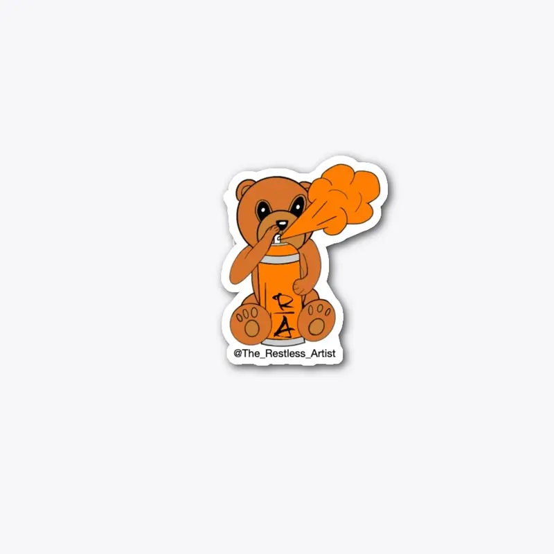 Orange Spray Bear